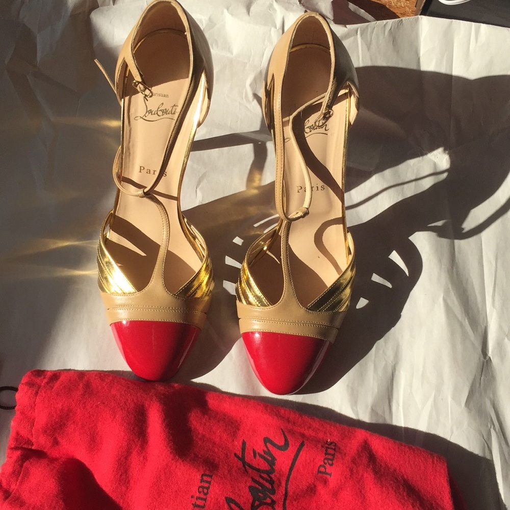 NEW Christian Louboutin Gino Mary Janes
